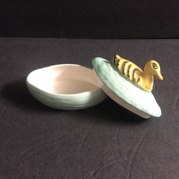 Vintage Duck Trinket Box, PV, Peasant Village - Picture 3 of 5